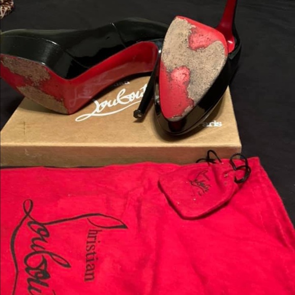 Bianca 140 Double Platform Black Patent Pump - Picture 4 of 4